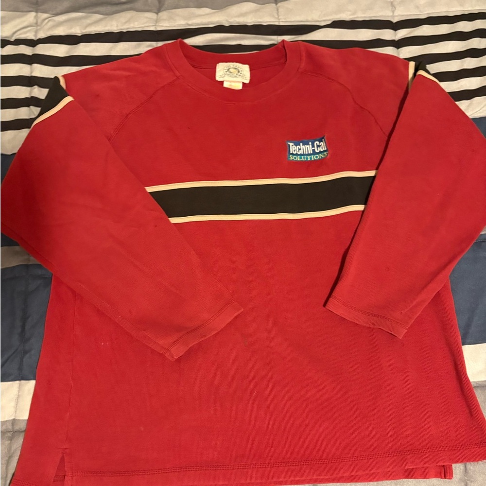 Vintage Long Cabin Red Long Sleeve Tee